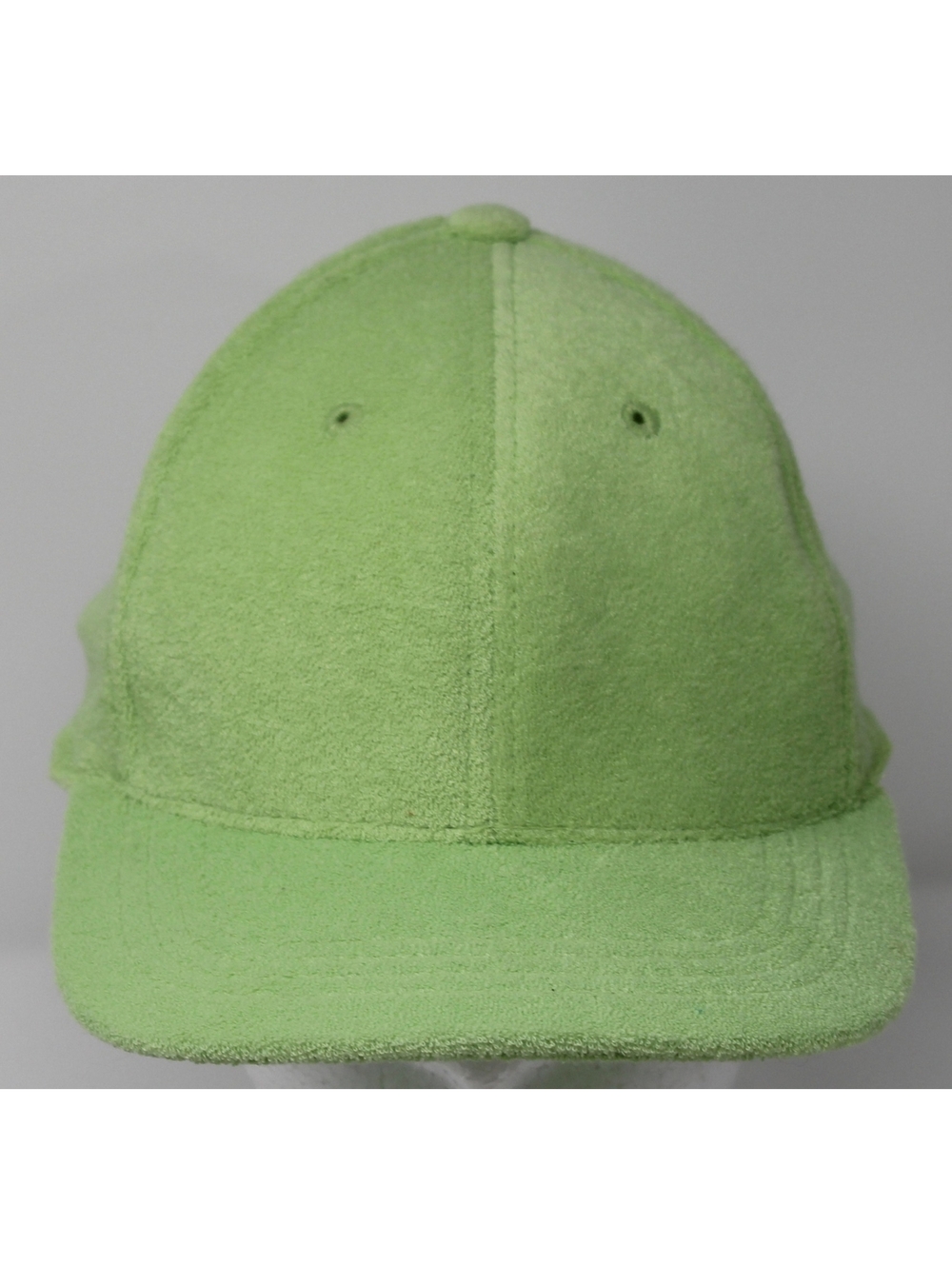 NWOT Lady Caps by Magic Headwear Melon Green Terry Cloth Hat Towel Material Cap